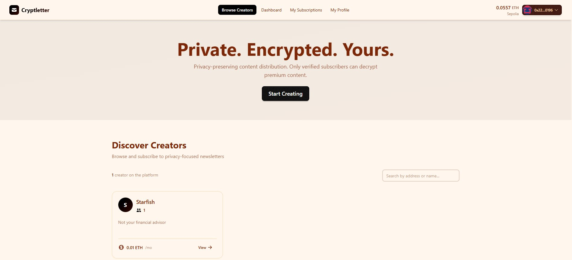 Cryptletter