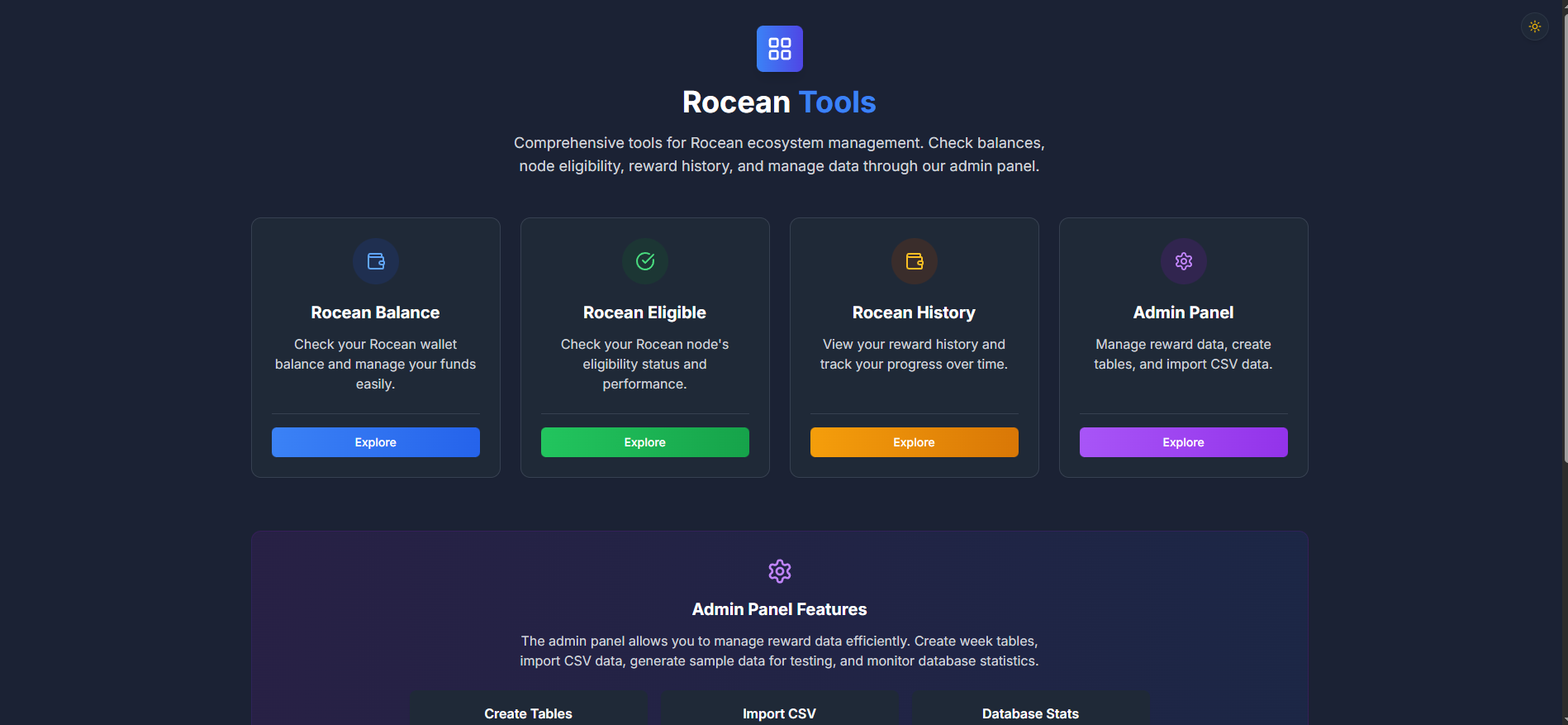 Ocean Dashboard